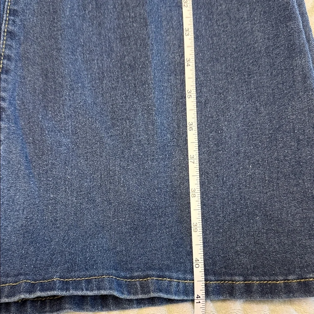 2 x Pair of High Rise Boot Cut Blue Denim Women's‎ Jeans 32 Inch waist, Flared